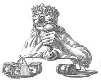 Image of "Blind Justice" by T. Brinton, graphic artist