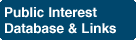 Public Interest Database and Links button
