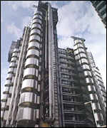 Lloyd's of London building, designed by Lord Rogers (BBC photo).