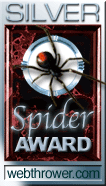 Silver Spider Award for web site design